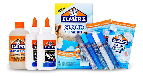 Kit Elmers Cloud Slime | Los Suministros Para Limos Incluyen