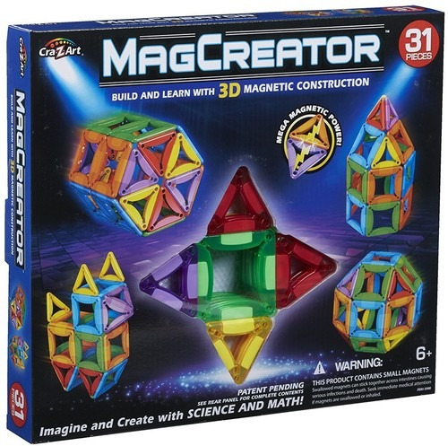 Magcreator 31 De Pieza Multicolor Magnético Edificio Kit