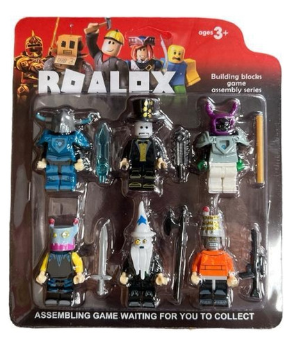 Juguete Roblox Figuras Niño X6 Personajes 