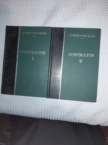 Contratos, T.1 Y 2,dr.federico Videla Escalada.zavalía Edit.