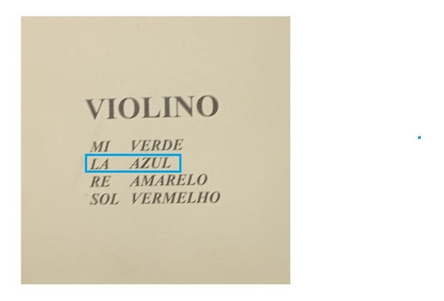 Corda La Violino 4/4 Mauro Calixto R0412