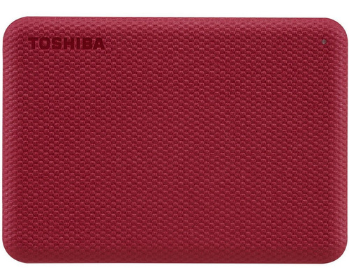 Disco Duro Externo Toshiba 1tb Canvio Advance  Usb 3.0 Rojo