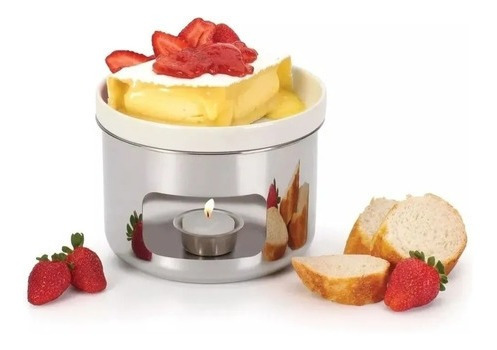 Imagem 2 de 2 de Conjunto Para Queijo Brie 4pcs 801976 Forma Inox