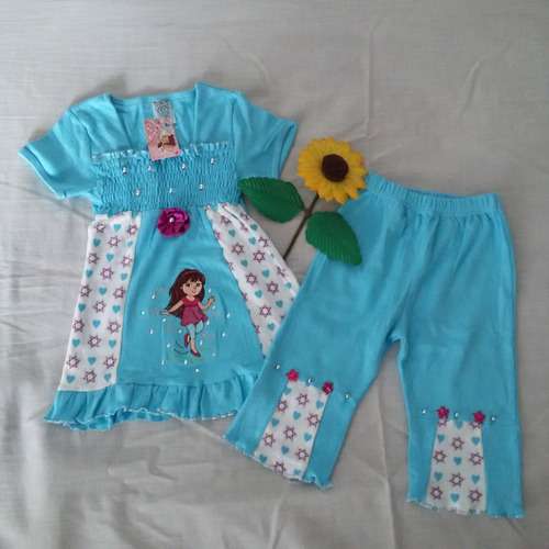 Conjunto De Niña En Algodón 