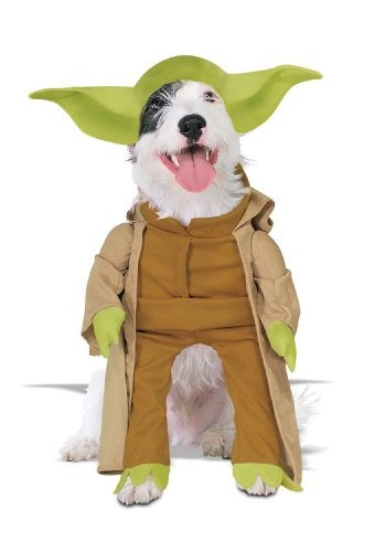 Star Wars Yoda Mascota Traje, Medio
