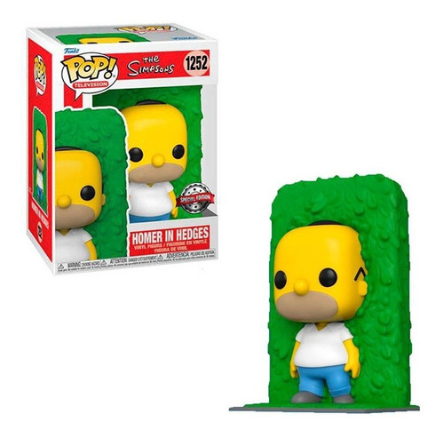 Funko Pop Television: The Simpsons - Homero In Hedges 1252 