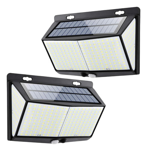 Luz Solar Exterior 2 Paq. 288 Led, 3 Modos Ip65 Waterproof C