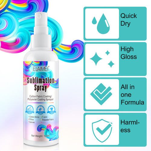 El Spray De Sublimación Fácil Para Camisetas Es Adecuado Par