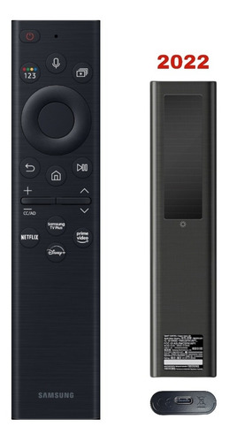 Imagen 2 de 3 de Control Samsung Con Voz Qled Modelo 2022 Carga Solar