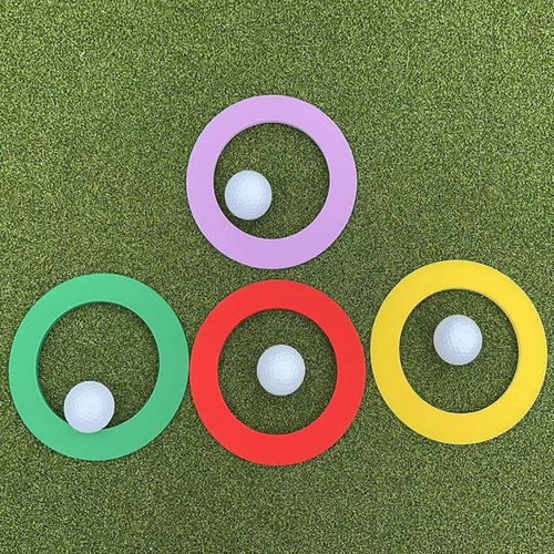 Aro De Práctica Para Putting De Golf, Herramienta Azul