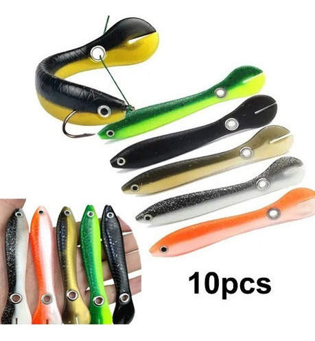 New Señuelo Artificial For Pesca, Cebo De Silicona Suave,