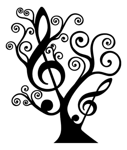 Vinilo Decorativo Árbol Musical Mod2