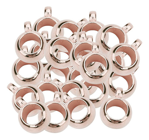 200pcs Agujero Grande Loop Beads Pulsera Collar Pendientes