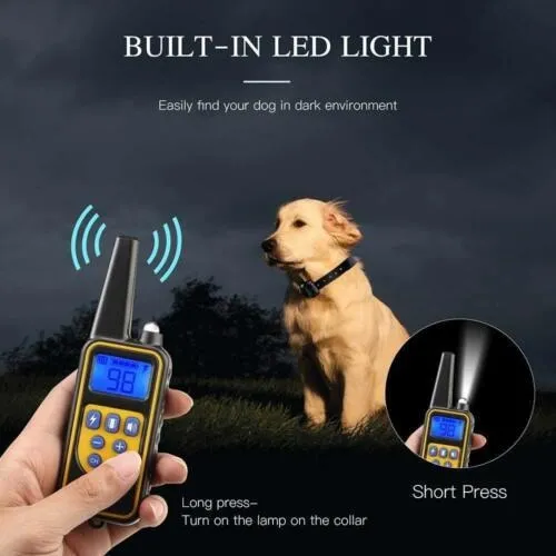 Un Juego De Choque Electrónico Para 2 Perros Collar De Entre