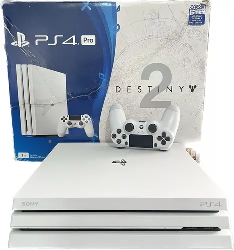 Ps4 Pro Branco 1tb Com Jogo Completo Garantia Nf-e