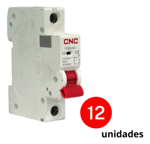 Pack - 12 Int. Automatico Cnc 1x50a 6ka C