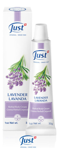 Crema Herbal De Lavanda Swiss Just 25gr