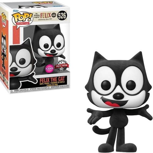 Funko Pop! Animation Felix The Cat Flocked #526 Original 