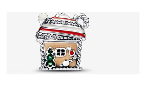 Charm Pandora Navidad Casa De Galleta Jengibre Ale 925 