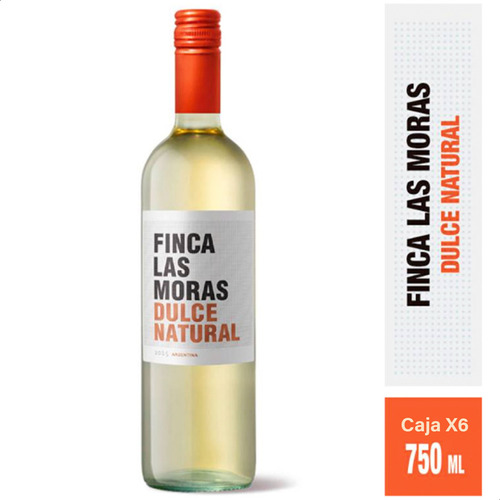 Vino Finca Las Moras Blanco Dulce Natural - Caja X6