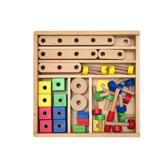 mecano de madera para niños