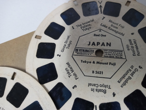7k Juego Completo De 3 Discos De Japon View Master
