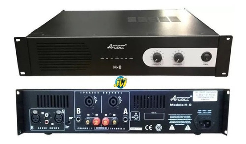 Apogee H8 Amplificador Potencia Sonido Dj 600w Rms Linea Pro