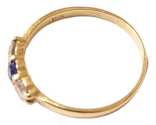 Anillo Trecillo Oro 18kts Cubic 1,4grs N°11 Brumat