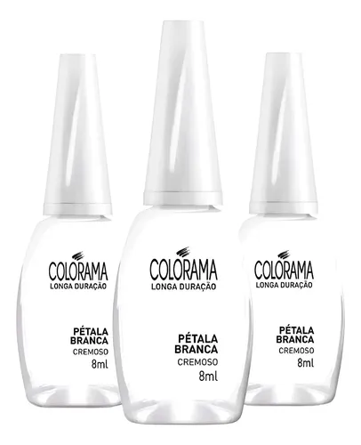 Kit Colorama Pétala Branca 3un Kit 3 Pétala Branca