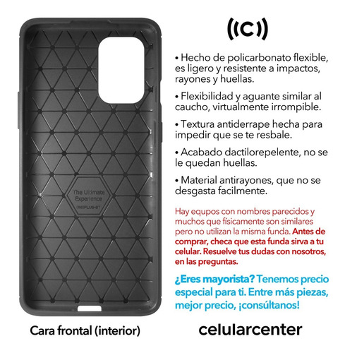 Funda Premium Oneplus 8t Case Protector Carbono One Plus 1+
