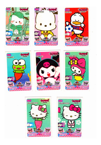 50 Sobres Con 5 Tarjetas De Kuromi, Cinnamoroll, My Melody