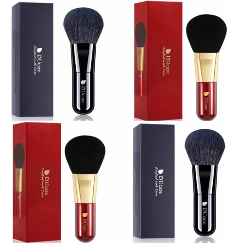 Brocha Maquillaje Powder Brush Pelo De Cabra