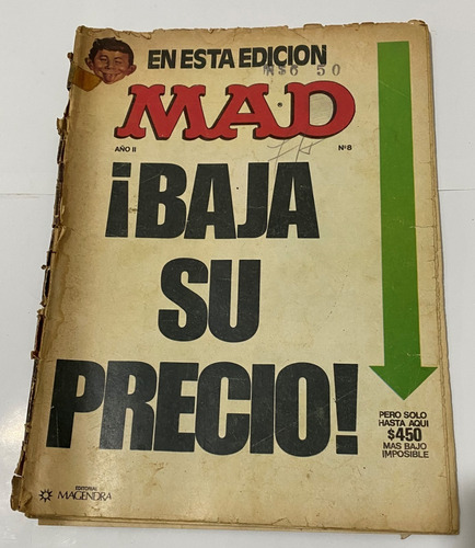 Mad 8 Revista Humor Argentina 1977 Actualidad Magendra, Cr04