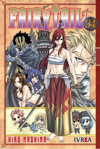 Fairy Tail # 34, De Hiro Mashima. Editorial Ivrea Argentina, Edición 1 En Español