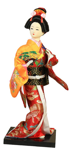 Figura Coleccionable De Geisha Japonesa, Decoración De 9