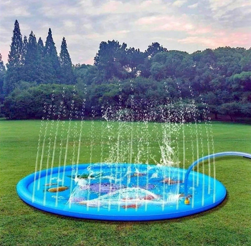 Alfombra De Agua Tipo Fuente/piscina 1mtpara Niños 
