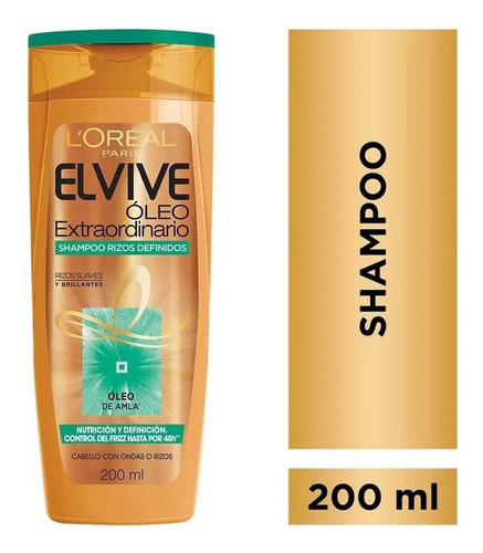 Elvive Shampoo Rizos Oleo Extraordinario 200 Ml