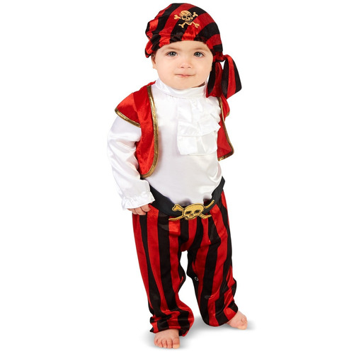 Fantasia Pirata Menino Importada Halloween - 12 A 18 Meses 