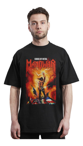 Manowar - Kings Of Metal - Heavy Metal - Polera