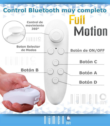 Imagen 4 de 10 de Anteojos Gafas De Realidad Virtual Vr Con Control 360 Full C