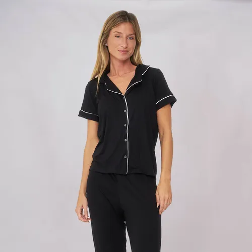 Customs Ba Pijama Camisero Mujer Pantal Talles Grandes Largo