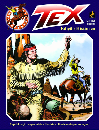 Tex edição histórica Nº 109, de Bonelli, Gian Luigi. Editora Edições Mythos Eireli, capa mole em português, 2016