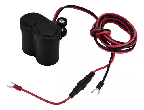 Cargador Usb Doble Para Encendedor De Motocicleta De 12-24 V