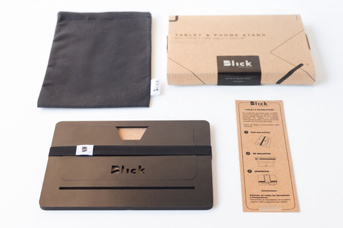 Imagen 8 de 8 de Base Para Tablet Celular Diseño Ultra Liviano Negro | Blick