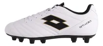 Comprar Zapatilla Fútbol Lotto Stadio 705 Fg Hombre Blancas\u002Fnegras