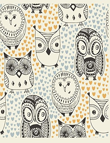 Sketch Book Owl Cover (85 X 11) Inches 110 Pages, Blank Unli