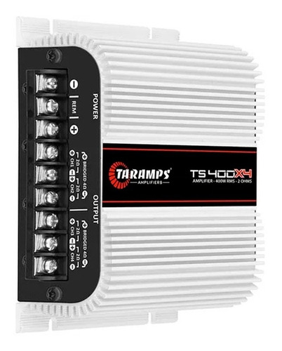 Módulo Taramps Ts400 Digital 400w Rms 4 Canais 2 Ohms Loi