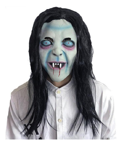 Bruja Del Terror De Halloween Pelo Largo Maldiciendo Sadako