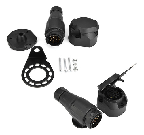 Soporte Adaptador De Conector De Enchufe De 12 V Y 13 Pines