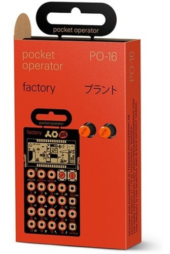 Po-16 Factory Pocket Operator Sinte Drum Teenage Engineering